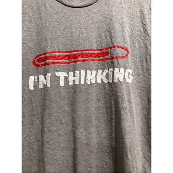 Loading, I'm Thinking T-shirt size Large - Picture 2 of 2